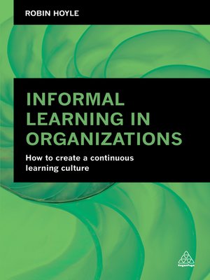 cover image of Informal Learning in Organizations